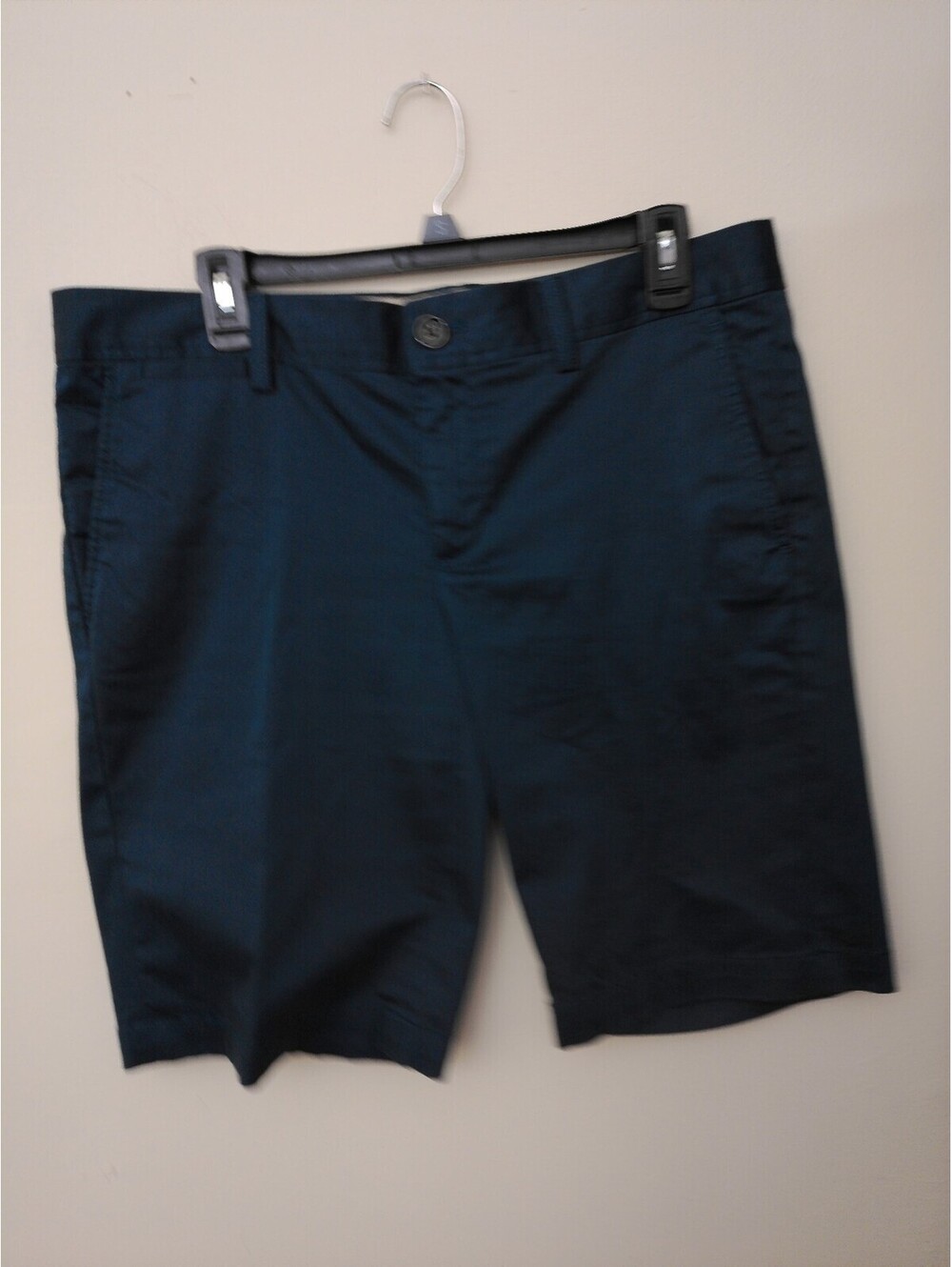 Banana Republic Shorts Womens Blue Size 12 Stretch Chino Flat Front Casual